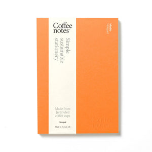 Coffeenotes A5 Organiser Pad in Orange