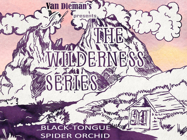 Van Dieman's Ink Black-Tongue Spider Orchid Fountain Pen Ink