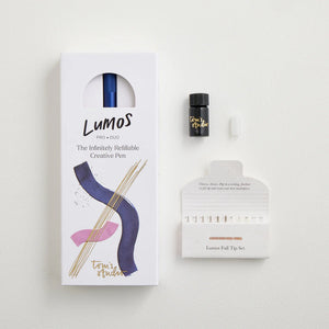 Tom's Studio Lumos Pro Duo Refillable Pen in Blueberry