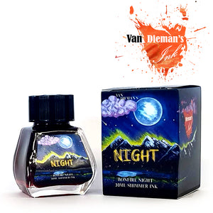 Van Dieman's Ink Bonfire Night Shimmering Fountain Pen Ink