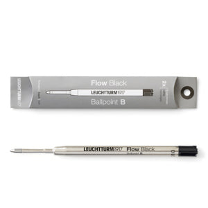 Leuchtturm1917 Drehgriffel No.1 Ballpoint Refills - Black, Bold (2-Pack)