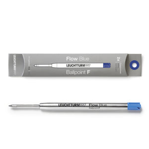 Leuchtturm1917 Drehgriffel No.1 Ballpoint Refills - Royal Blue, Fine (2-Pack)