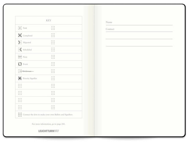 Leuchtturm1917 A5 Bullet Journal Nordic Blue - 240 Pages