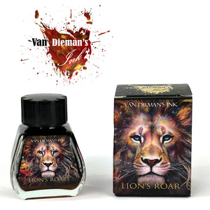 Van Dieman's Ink Lion's Roar Shimmering Fountain Pen Ink