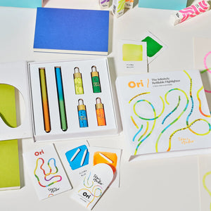 Tom's Studio Ori Refillable Highlighter 2-Pen Set