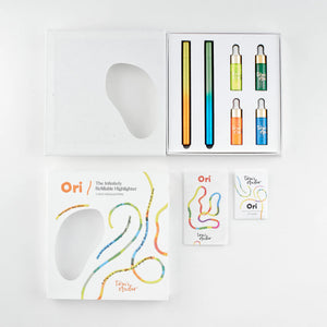 Tom's Studio Ori Refillable Highlighter 2-Pen Set