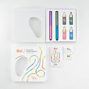 Tom's Studio Ori Refillable Highlighter 2-Pen Set