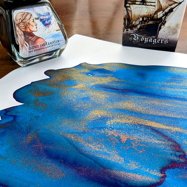 Van Dieman's Ink Gudrid Far-Traveler Shimmering Fountain Pen Ink