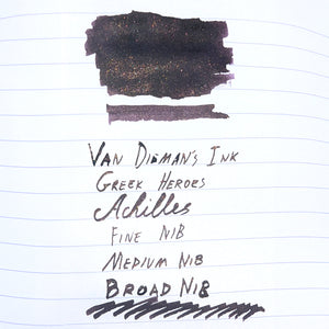 Van Dieman's Ink Achilles Shimmering Fountain Pen Ink