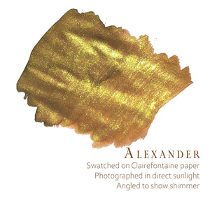 Van Dieman's Ink Alexander Shimmering Fountain Pen Ink