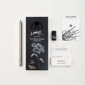 Tom's Studio Lumos Pro Single Refillable Pen in Titanium
