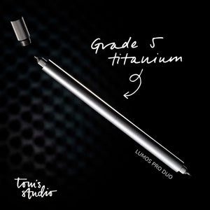 Tom's Studio Lumos Pro Duo Refillable Pen in Titanium