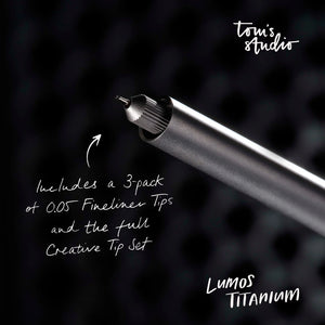 Tom's Studio Lumos Pro Single Refillable Pen in Titanium