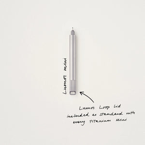 Tom's Studio Lumos Mini Refillable Pen in Titanium