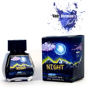 Van Dieman's Ink Twilight Mist Shimmering Fountain Pen Ink