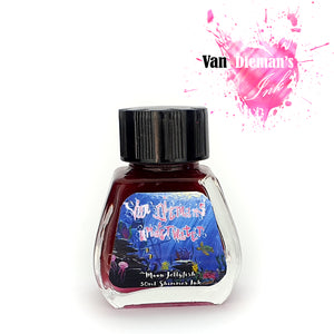 Van Dieman's Ink Moon Jellyfish Shimmering Fountain Pen Ink