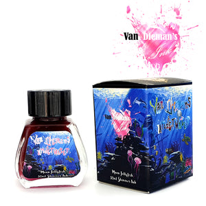 Van Dieman's Ink Moon Jellyfish Shimmering Fountain Pen Ink