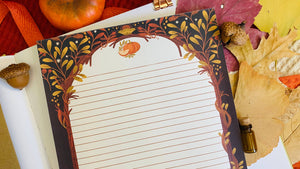 SplitMoon Studios Autumn Pumpkin A5 Notepad