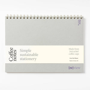 Coffeenotes A4 Undated Weekly Planner in Grey