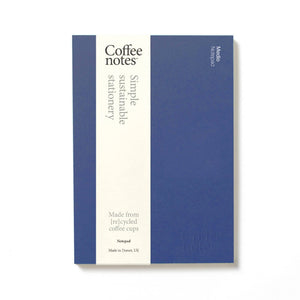 Coffeenotes A5 Organiser Pad in Cobalt Blue