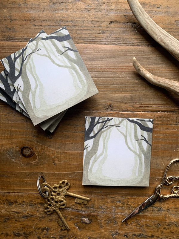 The Creeping Moon Dark Forest Decorative Sticky Notes