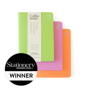 Coffeenotes A5 Notebooks in Tutti Frutti - 3pk
