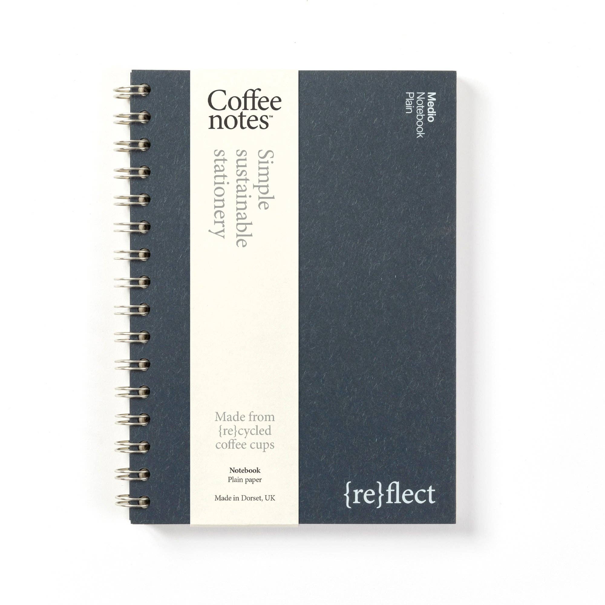 Awad Notebook Premium Award-Winning Navy Wirebound Notebook | Coffeenotes | ST ...