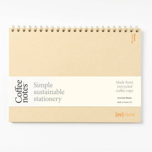Coffeenotes A4 Undated Weekly Planner in Kraft