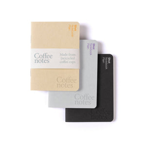 Coffeenotes A7 Notebooks in Pure - 3pk