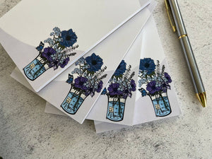 Everyday H2O Science in Bloom Notepad in Blue