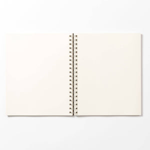 Coffeenotes Black Wirebound Notebook - Plain