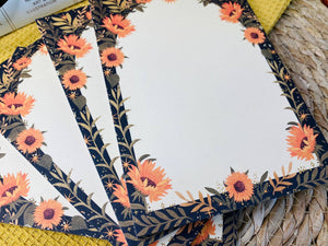 SplitMoon Studios Sunflower A6 Notepad