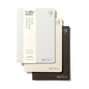 Coffeenotes A5 Notebooks in Cafe - 3pk