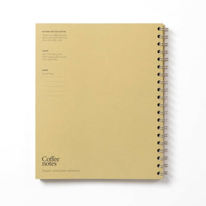 Coffeenotes A5 Wirebound Lined Notebook in Olive