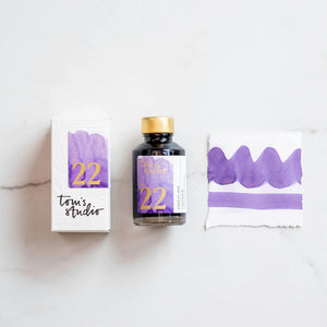 Tom's Studio Fountain Pen Ink in Lavender