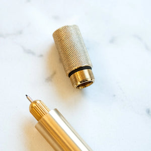 Tom's Studio Lumos Pro Single Refillable Pen in Brass