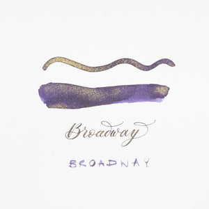 Tom's Studio Shimmering Fountain Pen Ink in Broadway