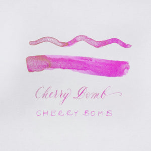 Tom's Studio Shimmering Fountain Pen Ink in Cherry Bomb