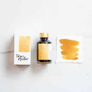 Tom's Studio Shimmering Fountain Pen Ink in Golden Lustre