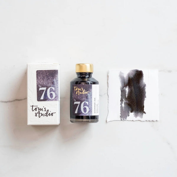 Tom's Studio Shimmering Fountain Pen Ink in Stellar